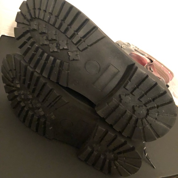 Addax Ridge Goth Motorcycle Black Lace Up Combat Boots Size 45 EU US Men's 12 - Picture 9 of 10